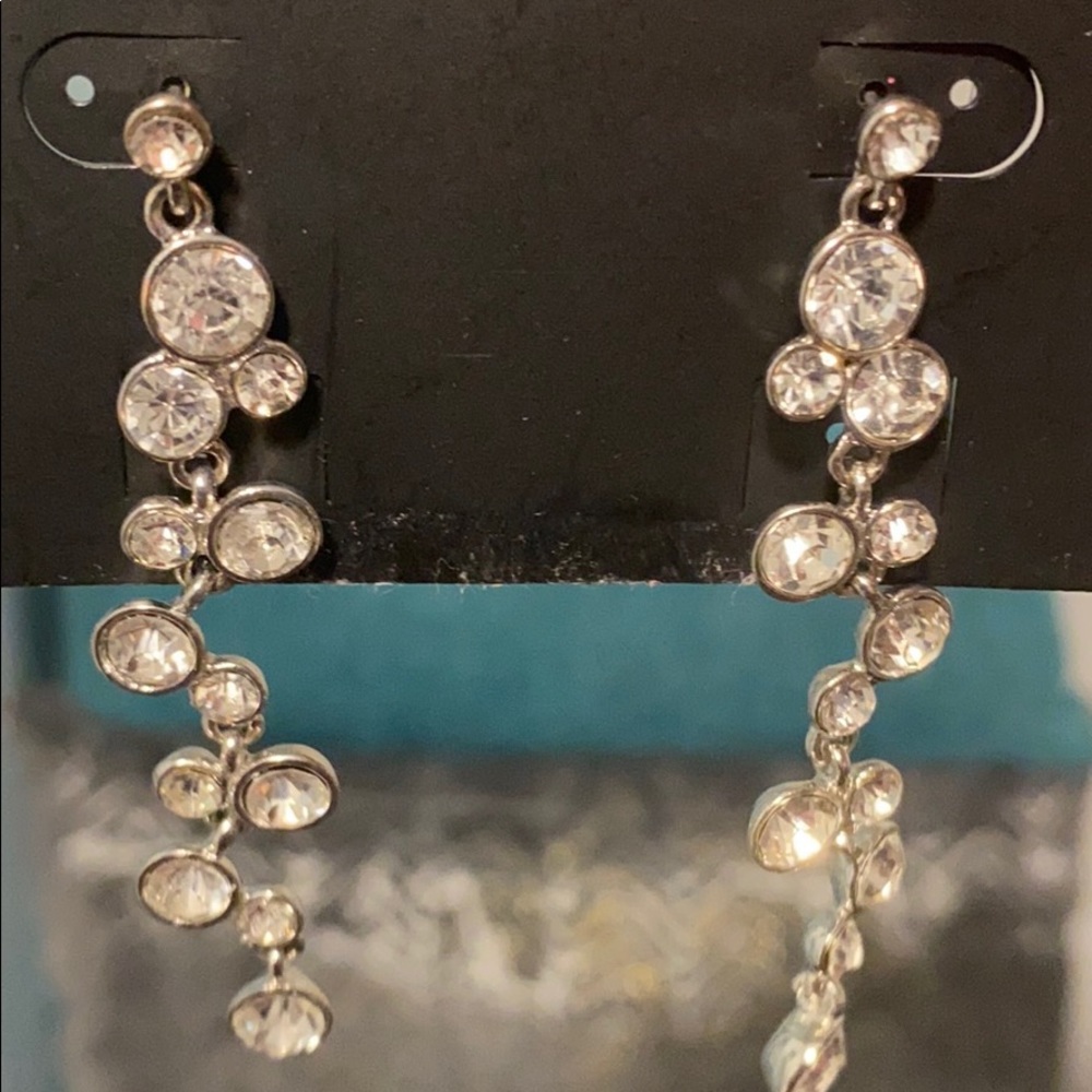 Prismatic affect bangle earrings
